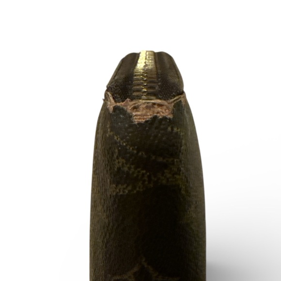 Louis Vuitton Brown Monogram Zip Wallet - Picture 16 of 16